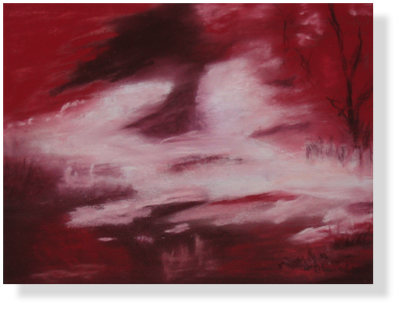 (48) Roter Traum, 19 x 28 cm 2009 (48) Roter Traum, 19 x 28 cm 2009